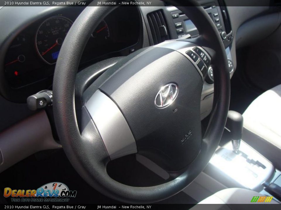 2010 Hyundai Elantra GLS Regatta Blue / Gray Photo #20