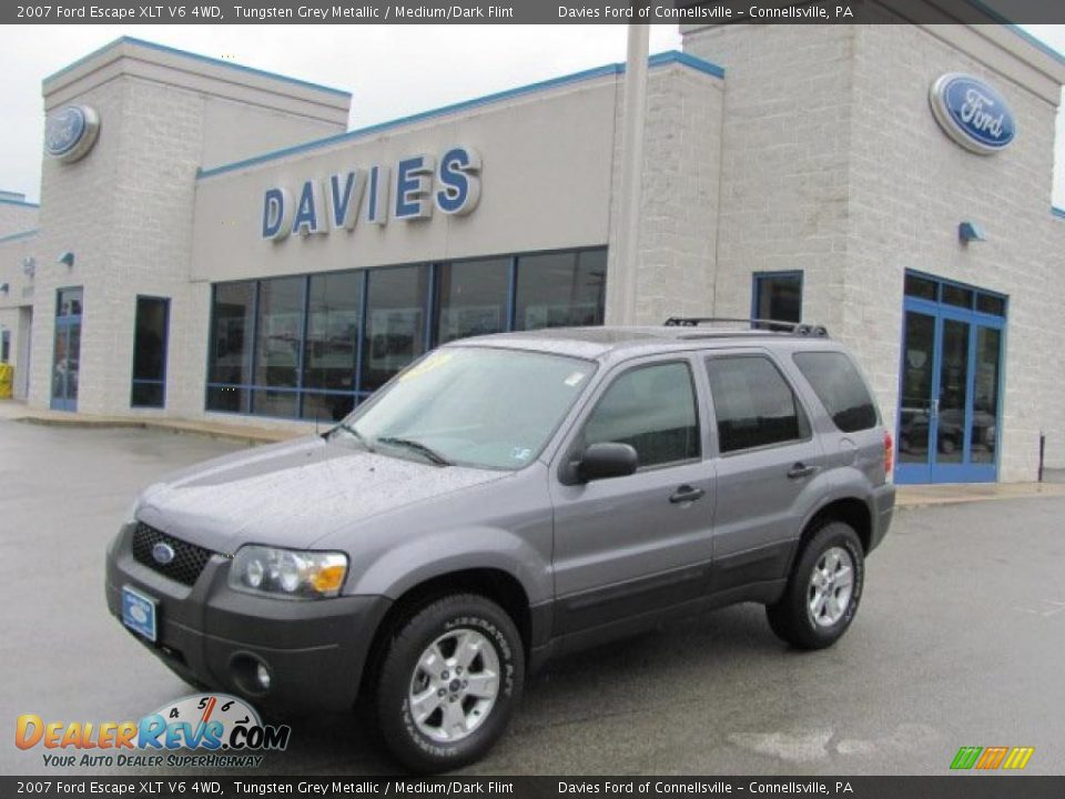 2007 Ford Escape XLT V6 4WD Tungsten Grey Metallic / Medium/Dark Flint Photo #1