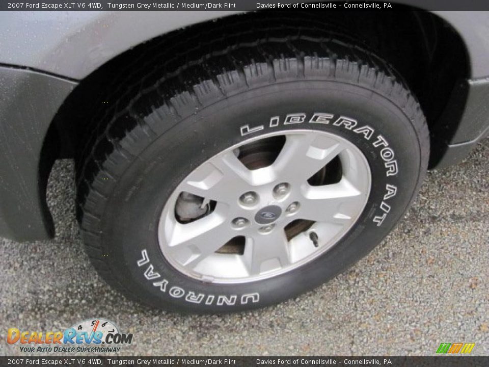 2007 Ford Escape XLT V6 4WD Tungsten Grey Metallic / Medium/Dark Flint Photo #3
