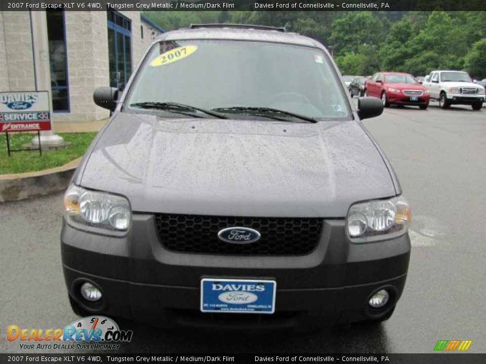 2007 Ford Escape XLT V6 4WD Tungsten Grey Metallic / Medium/Dark Flint Photo #4