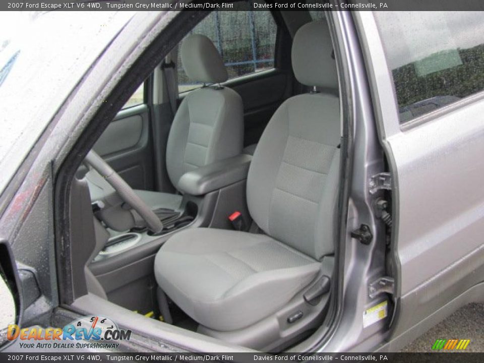 2007 Ford Escape XLT V6 4WD Tungsten Grey Metallic / Medium/Dark Flint Photo #9
