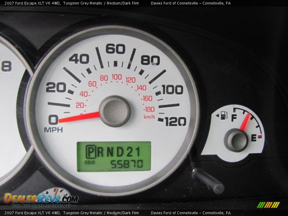 2007 Ford Escape XLT V6 4WD Tungsten Grey Metallic / Medium/Dark Flint Photo #15
