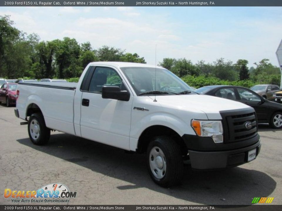 2009 Ford F150 XL Regular Cab Oxford White / Stone/Medium Stone Photo #1