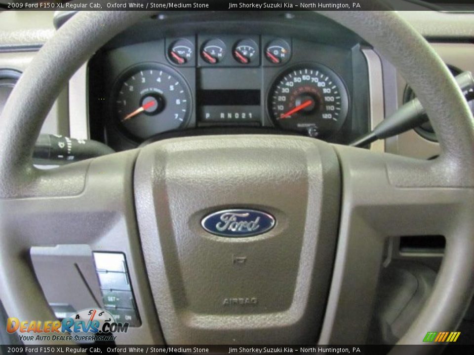 2009 Ford F150 XL Regular Cab Oxford White / Stone/Medium Stone Photo #11
