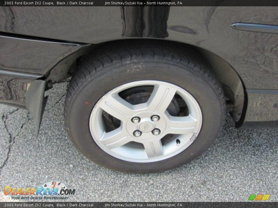 2003 Ford Escort ZX2 Coupe Black / Dark Charcoal Photo #3