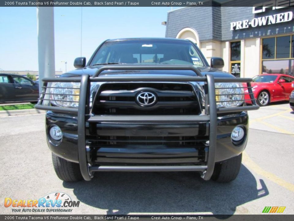 2006 Toyota Tacoma V6 PreRunner Double Cab Black Sand Pearl / Taupe Photo #2
