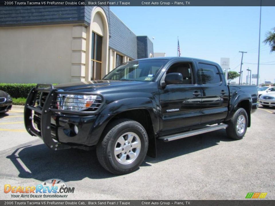 2006 Toyota Tacoma V6 PreRunner Double Cab Black Sand Pearl / Taupe Photo #3