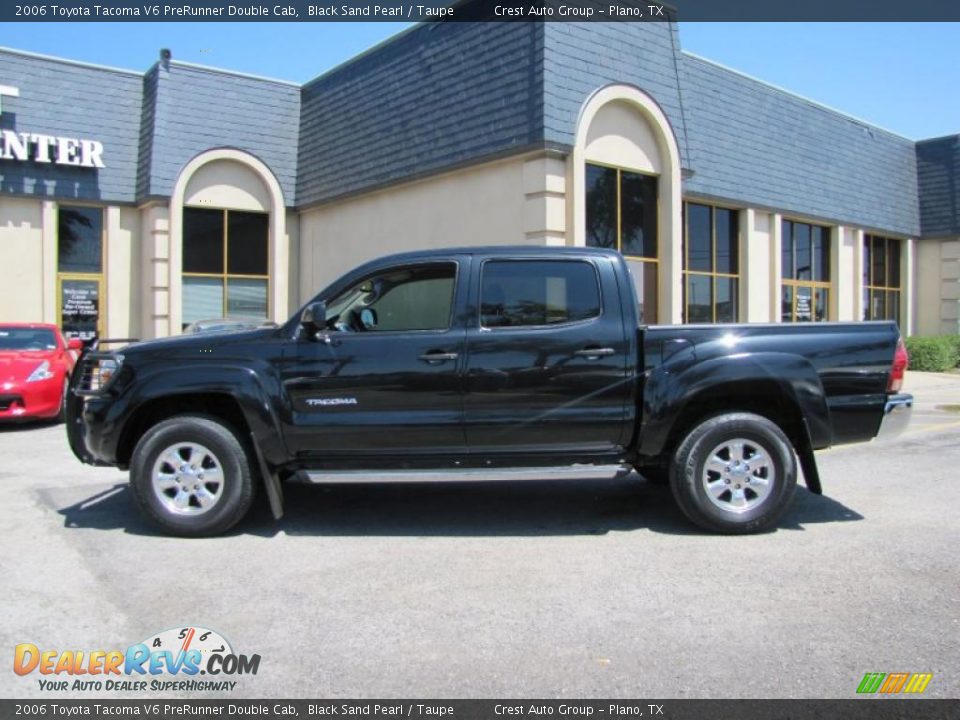2006 Toyota Tacoma V6 PreRunner Double Cab Black Sand Pearl / Taupe Photo #4