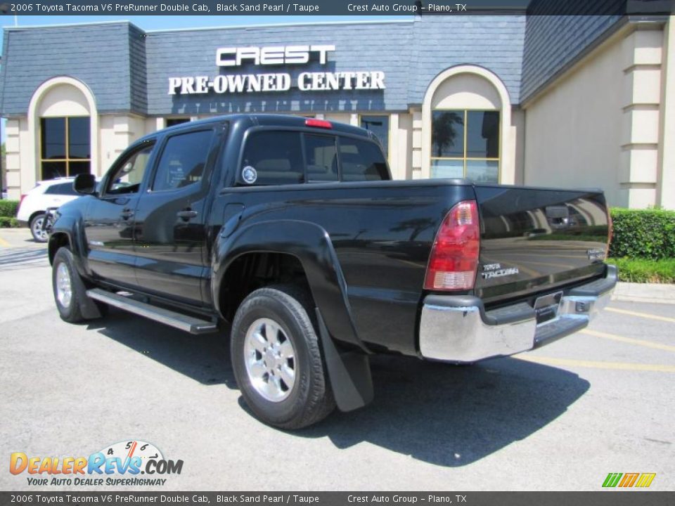 2006 Toyota Tacoma V6 PreRunner Double Cab Black Sand Pearl / Taupe Photo #5
