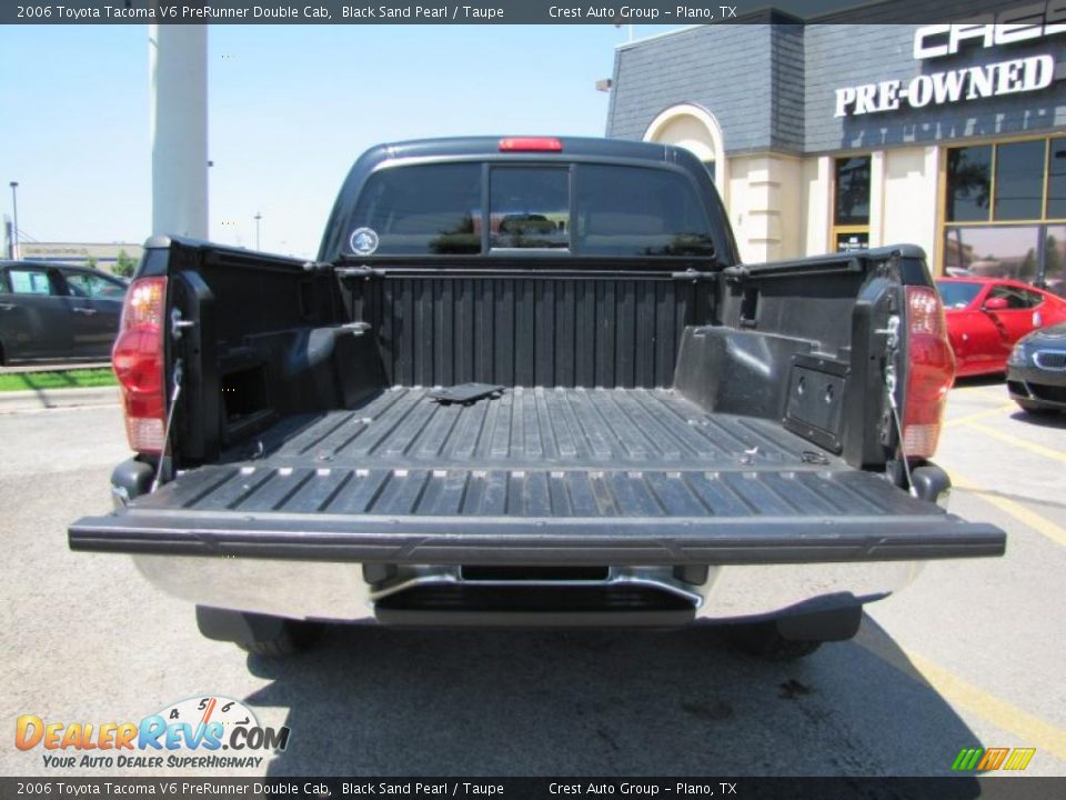2006 Toyota Tacoma V6 PreRunner Double Cab Black Sand Pearl / Taupe Photo #6