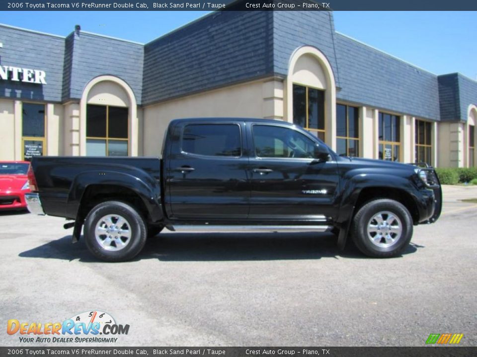 2006 Toyota Tacoma V6 PreRunner Double Cab Black Sand Pearl / Taupe Photo #8