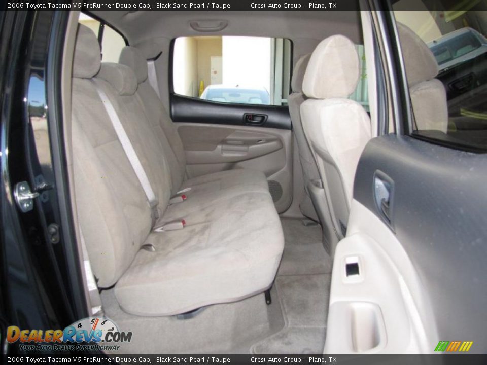 2006 Toyota Tacoma V6 PreRunner Double Cab Black Sand Pearl / Taupe Photo #11
