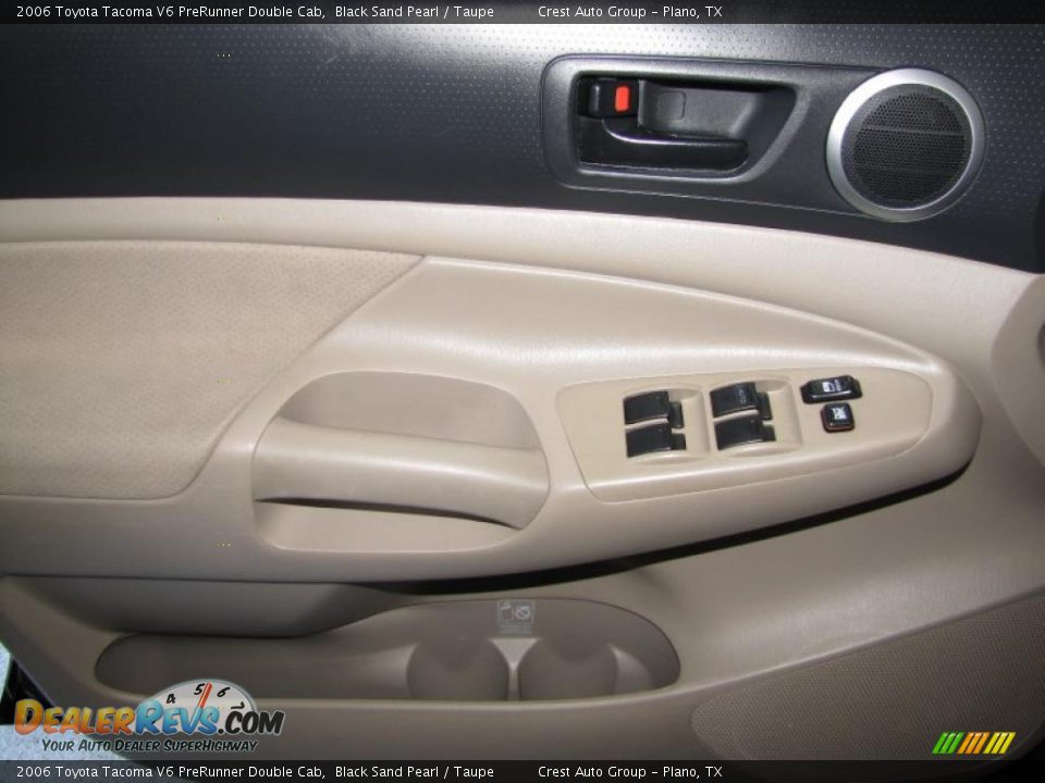 2006 Toyota Tacoma V6 PreRunner Double Cab Black Sand Pearl / Taupe Photo #13