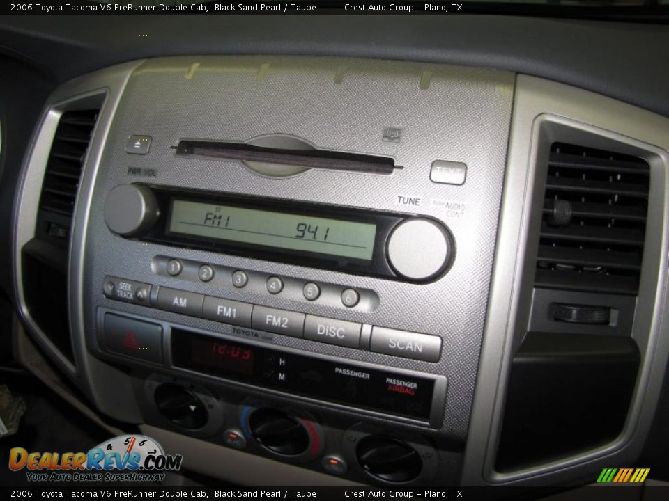 2006 Toyota Tacoma V6 PreRunner Double Cab Black Sand Pearl / Taupe Photo #16