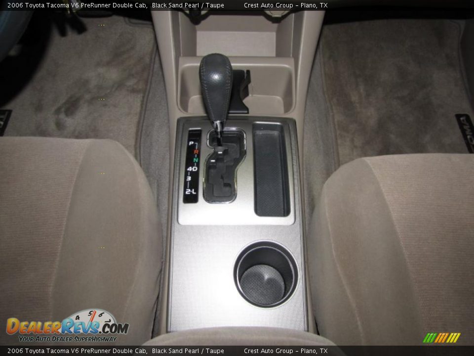 2006 Toyota Tacoma V6 PreRunner Double Cab Black Sand Pearl / Taupe Photo #17