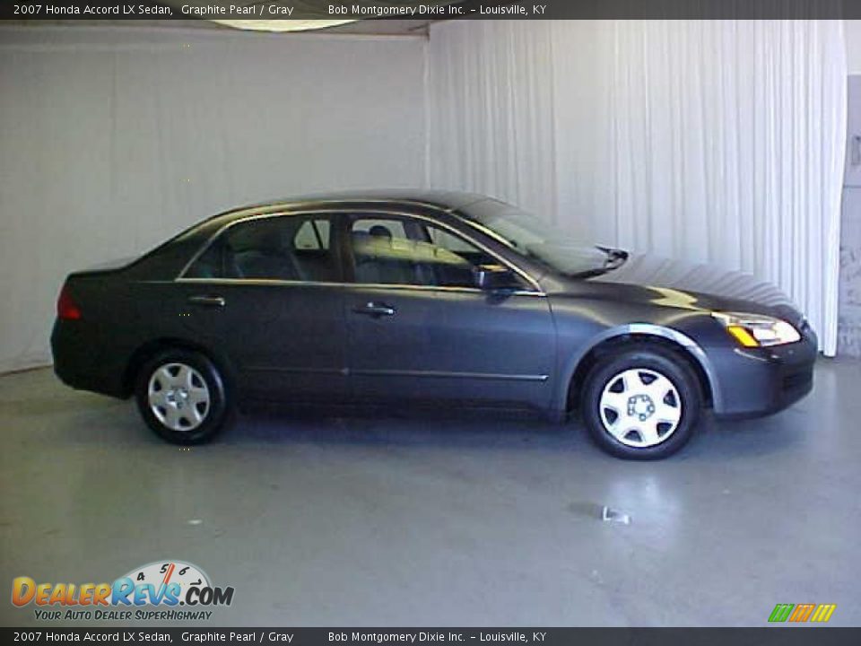 2007 Honda Accord LX Sedan Graphite Pearl / Gray Photo #3