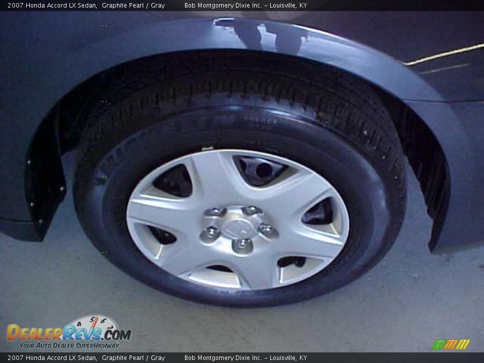 2007 Honda Accord LX Sedan Graphite Pearl / Gray Photo #4