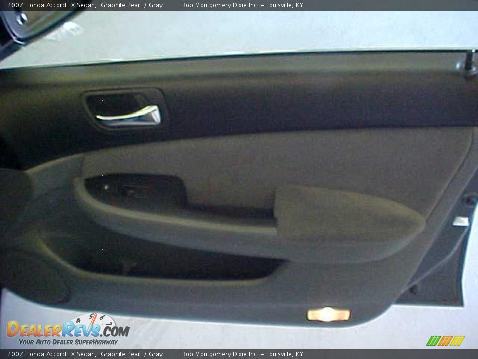 2007 Honda Accord LX Sedan Graphite Pearl / Gray Photo #5