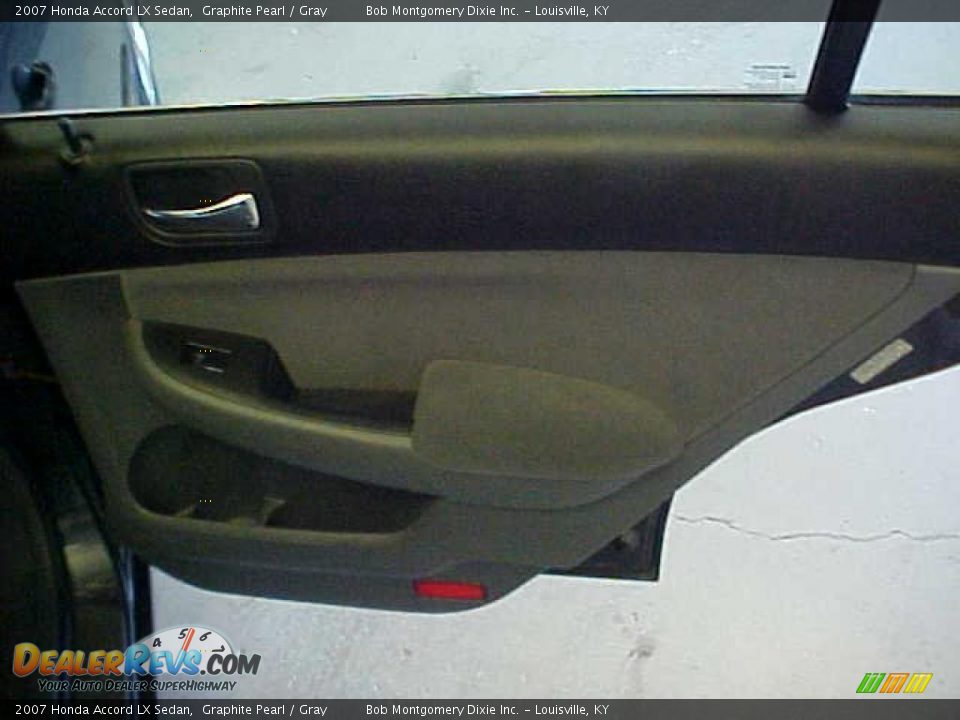 2007 Honda Accord LX Sedan Graphite Pearl / Gray Photo #8