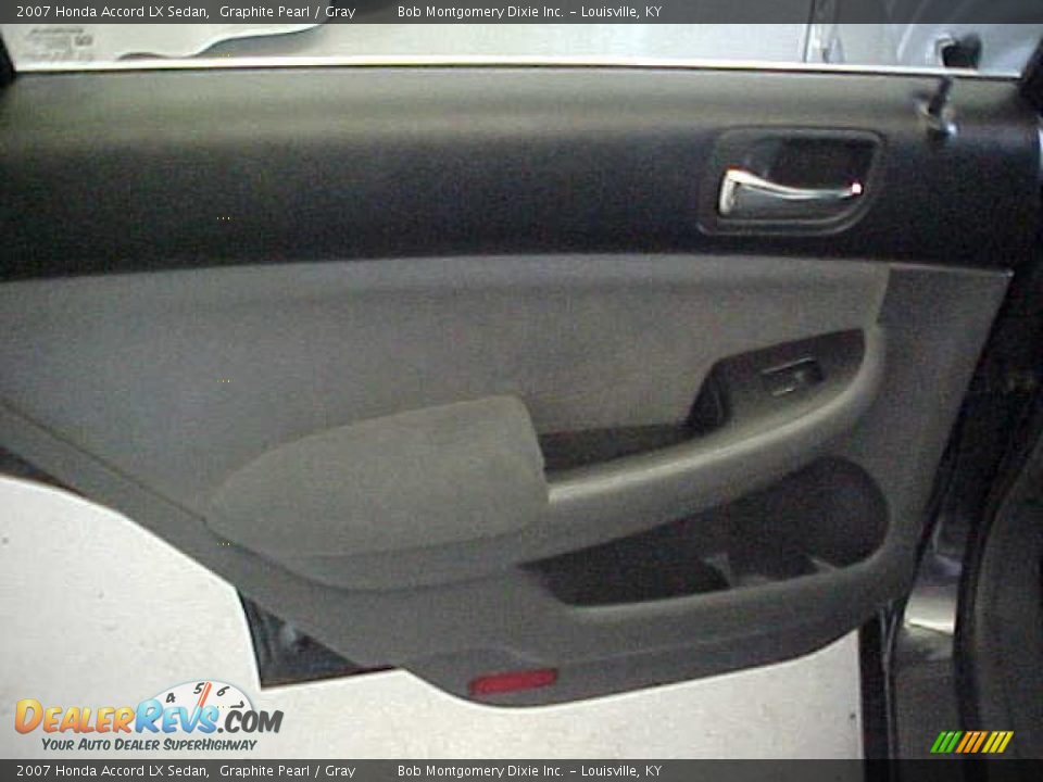 2007 Honda Accord LX Sedan Graphite Pearl / Gray Photo #12