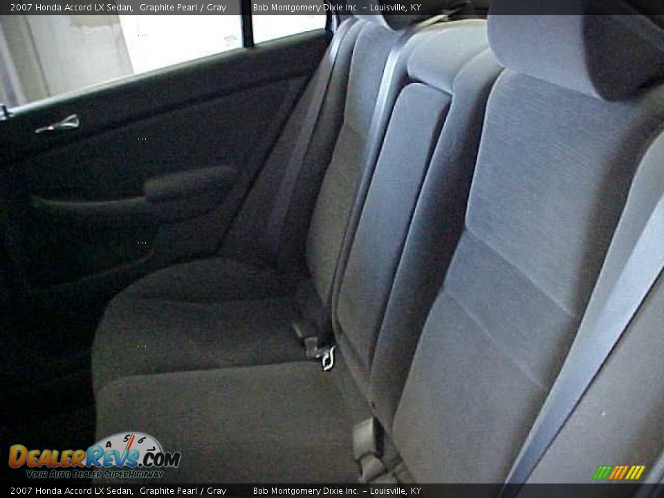 2007 Honda Accord LX Sedan Graphite Pearl / Gray Photo #13