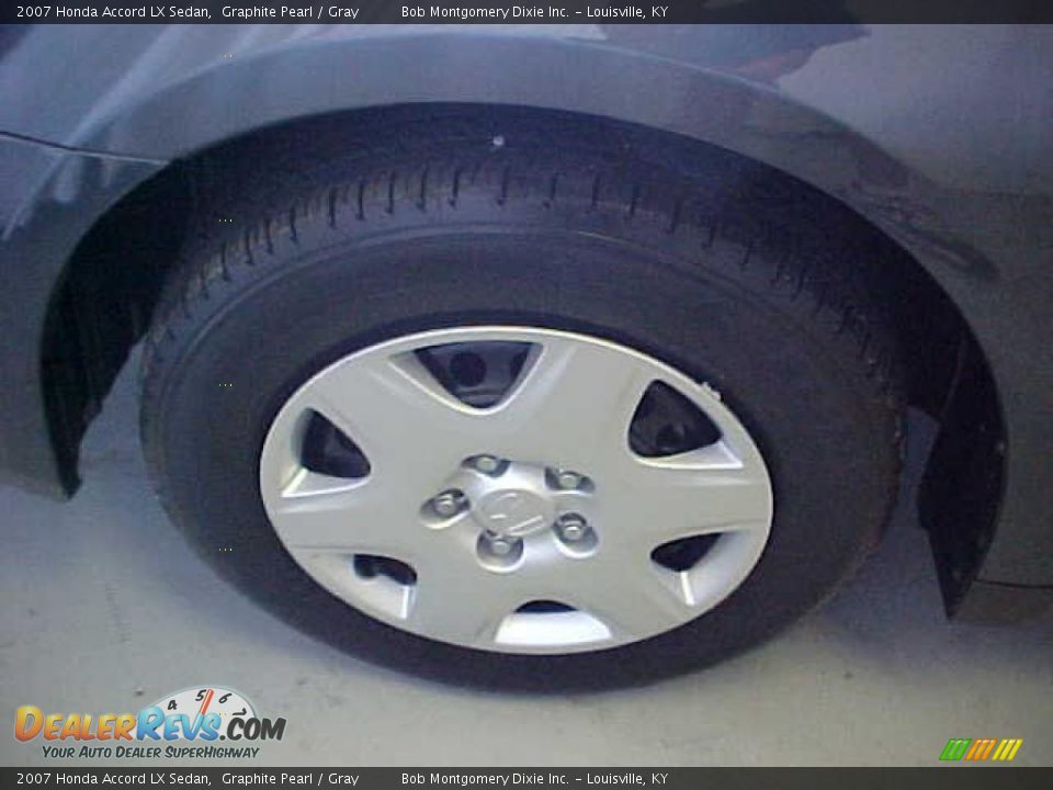 2007 Honda Accord LX Sedan Graphite Pearl / Gray Photo #14