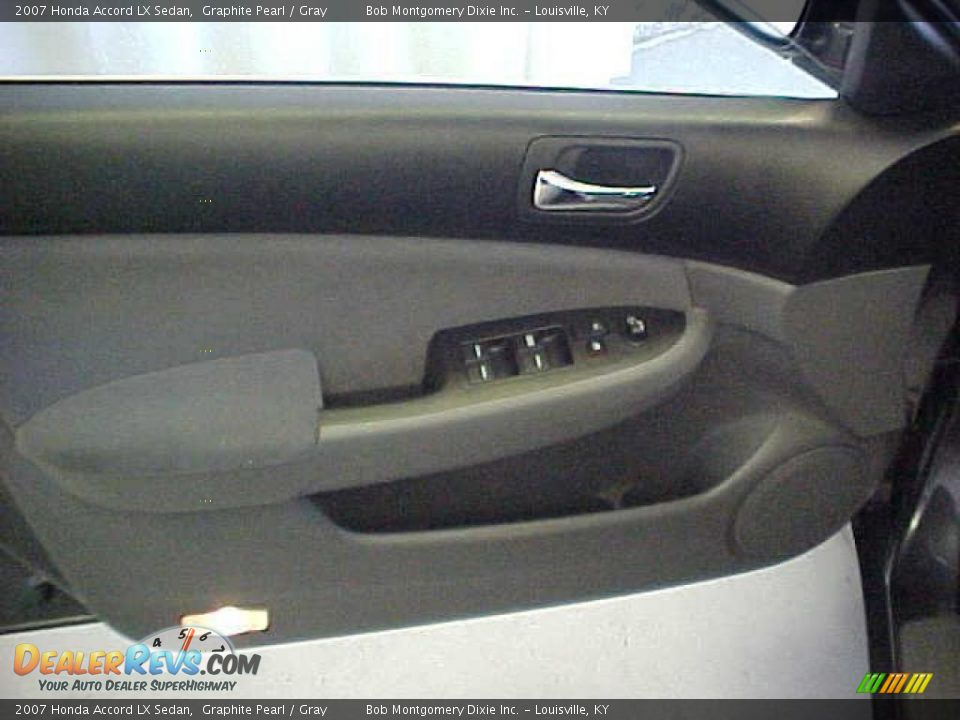 2007 Honda Accord LX Sedan Graphite Pearl / Gray Photo #15