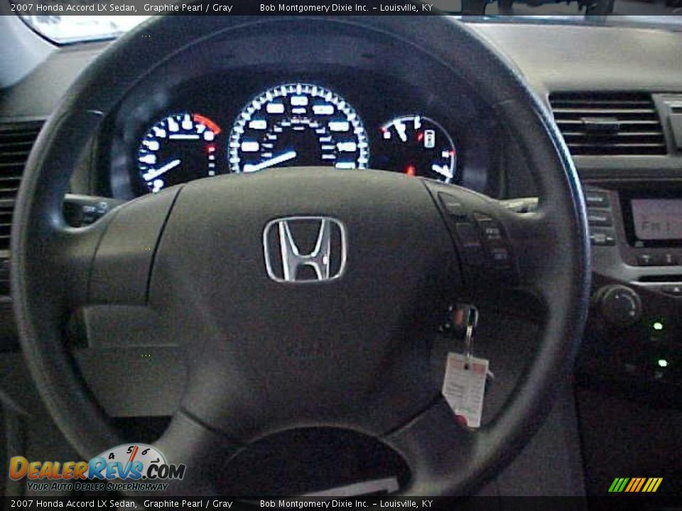 2007 Honda Accord LX Sedan Graphite Pearl / Gray Photo #17