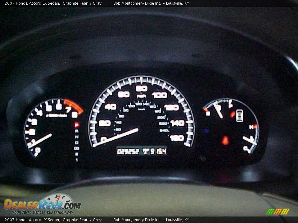 2007 Honda Accord LX Sedan Graphite Pearl / Gray Photo #18