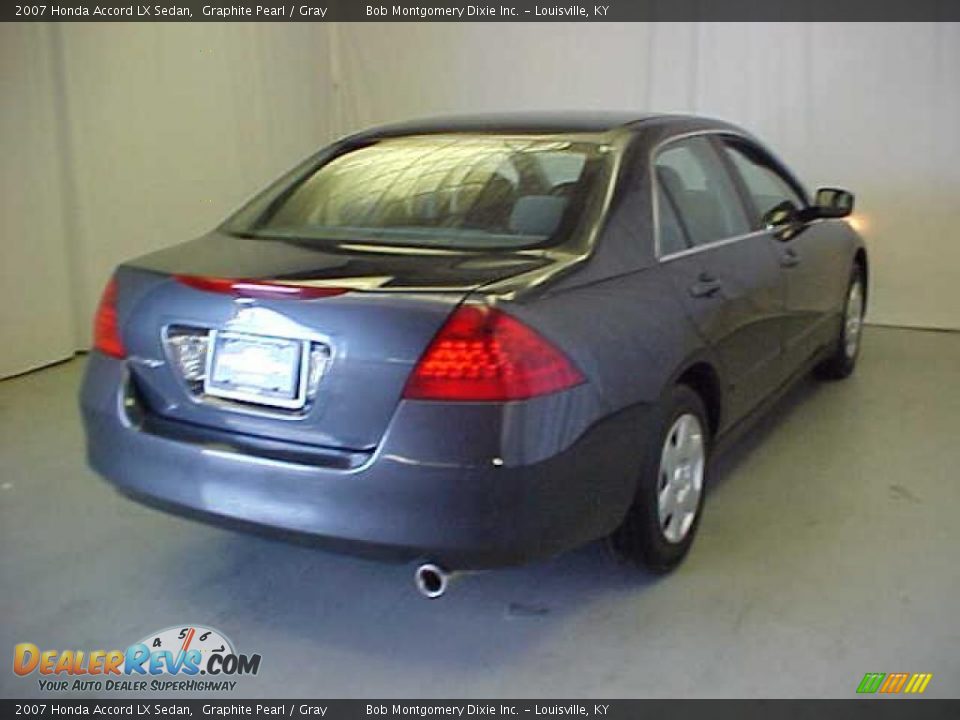 2007 Honda Accord LX Sedan Graphite Pearl / Gray Photo #23