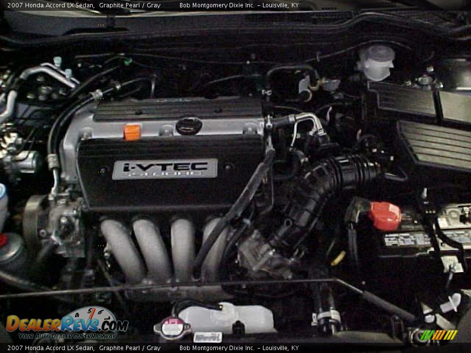 2007 Honda Accord LX Sedan Graphite Pearl / Gray Photo #25