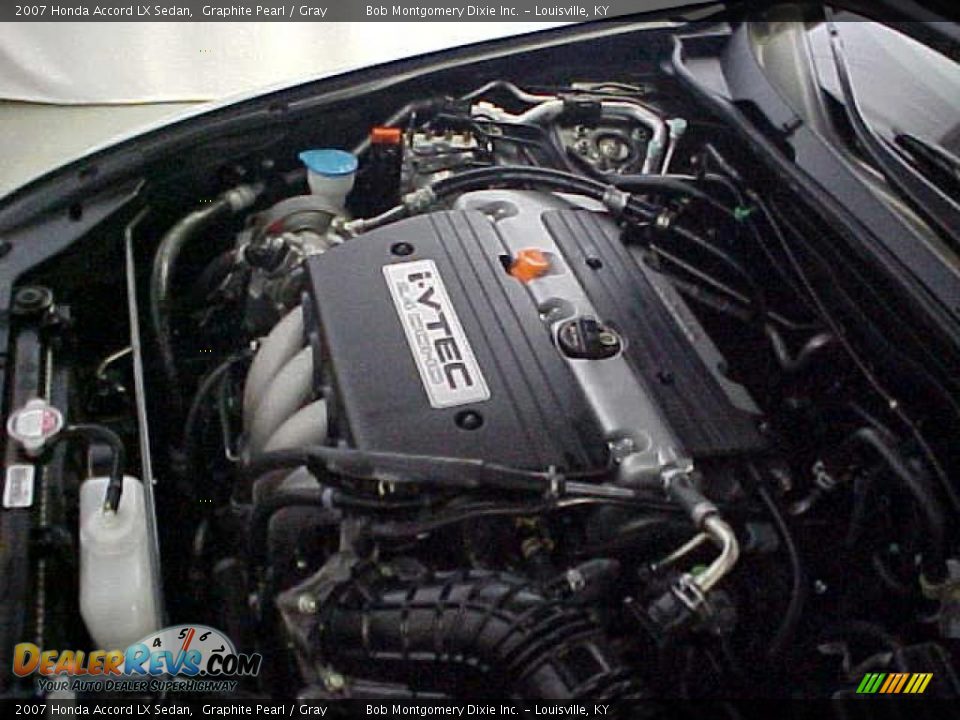 2007 Honda Accord LX Sedan Graphite Pearl / Gray Photo #26