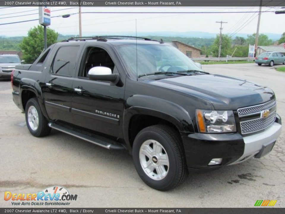 2007 Chevrolet Avalanche LTZ 4WD Black / Ebony Photo #4