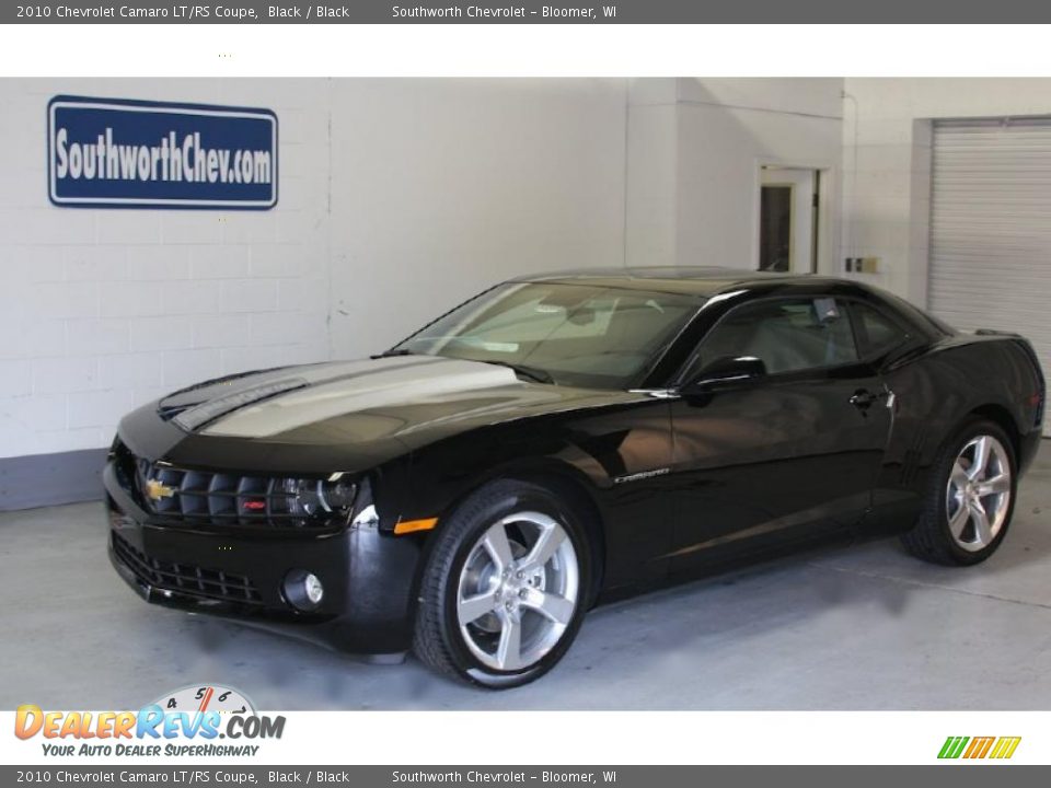 2010 Chevrolet Camaro LT/RS Coupe Black / Black Photo #1