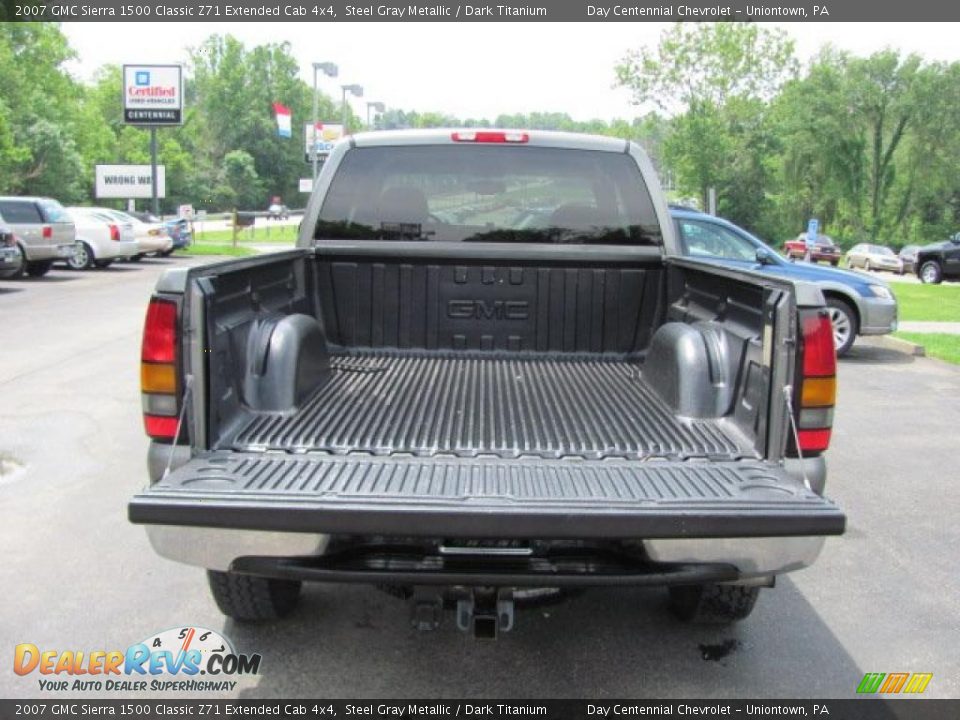 2007 GMC Sierra 1500 Classic Z71 Extended Cab 4x4 Steel Gray Metallic / Dark Titanium Photo #5