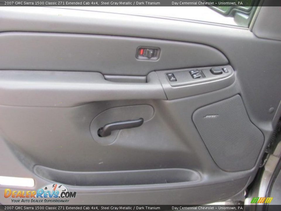 2007 GMC Sierra 1500 Classic Z71 Extended Cab 4x4 Steel Gray Metallic / Dark Titanium Photo #12