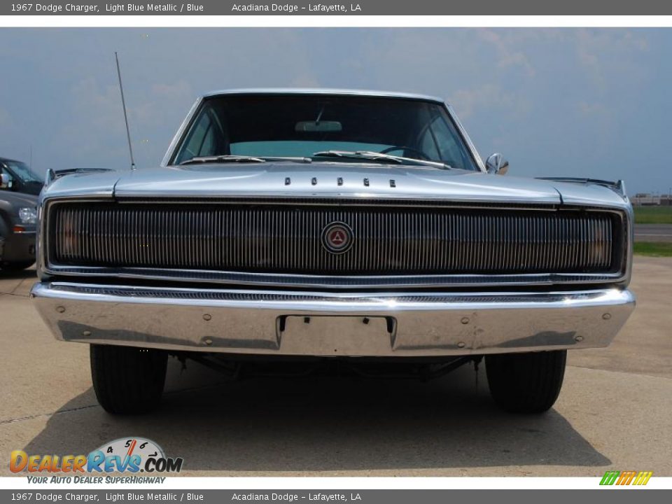 1967 Dodge Charger Light Blue Metallic / Blue Photo #9