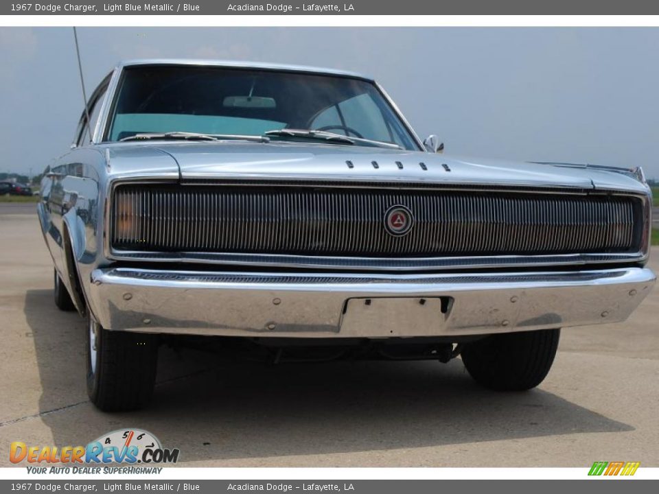 1967 Dodge Charger Light Blue Metallic / Blue Photo #11