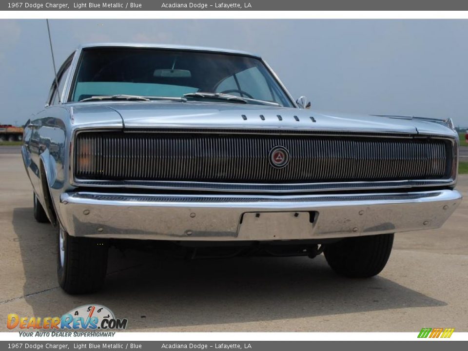 1967 Dodge Charger Light Blue Metallic / Blue Photo #12