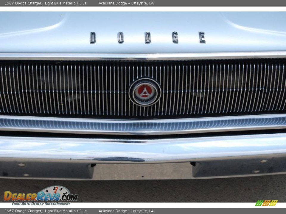 1967 Dodge Charger Light Blue Metallic / Blue Photo #14