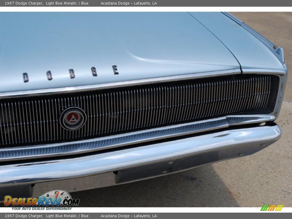 1967 Dodge Charger Light Blue Metallic / Blue Photo #15