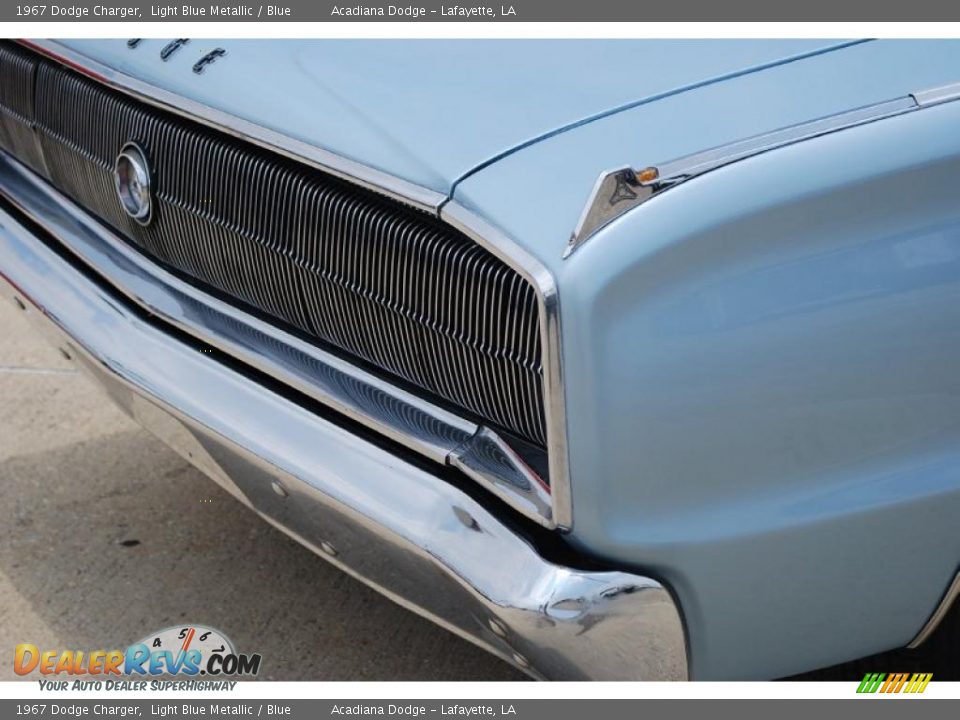 1967 Dodge Charger Light Blue Metallic / Blue Photo #17