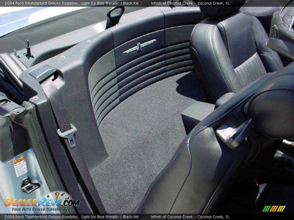 2004 Ford Thunderbird Deluxe Roadster Light Ice Blue Metallic / Black Ink Photo #22