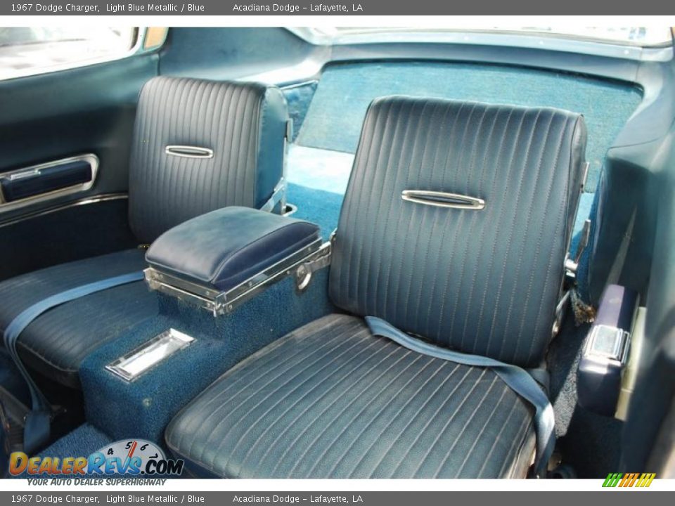 1967 Dodge Charger Light Blue Metallic / Blue Photo #31