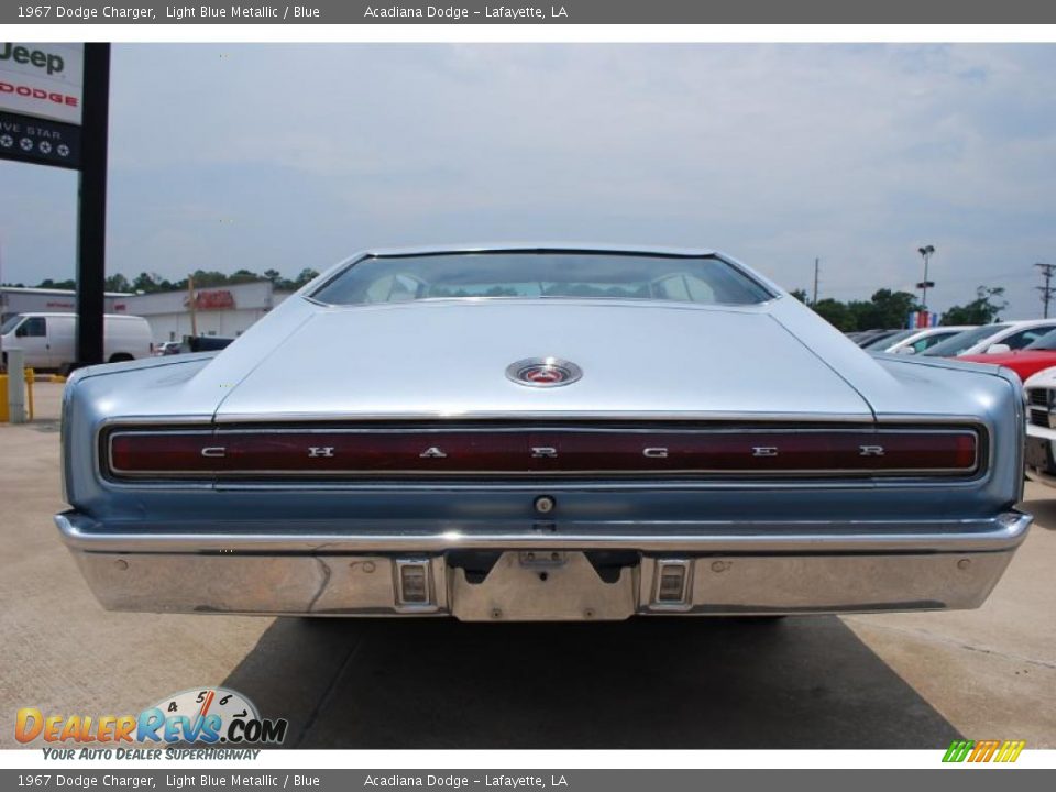 1967 Dodge Charger Light Blue Metallic / Blue Photo #33