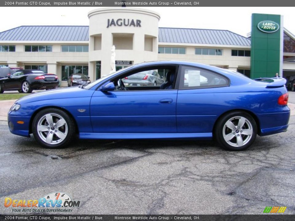 2004 Pontiac GTO Coupe Impulse Blue Metallic / Blue Photo #2