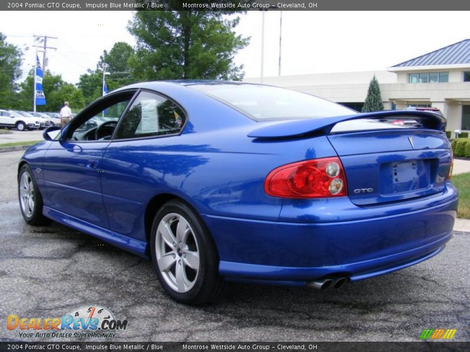 2004 Pontiac GTO Coupe Impulse Blue Metallic / Blue Photo #3