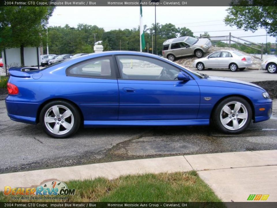 2004 Pontiac GTO Coupe Impulse Blue Metallic / Blue Photo #6
