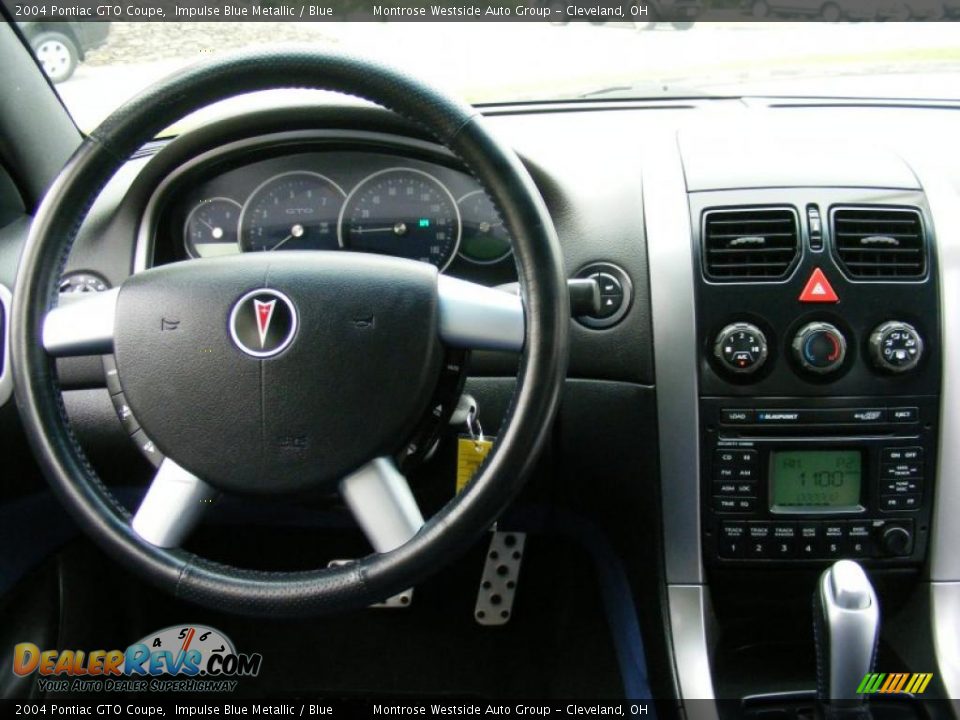 2004 Pontiac GTO Coupe Impulse Blue Metallic / Blue Photo #15