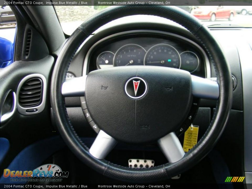 2004 Pontiac GTO Coupe Impulse Blue Metallic / Blue Photo #16